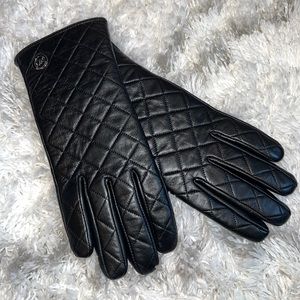 Michael Kors Leather Gloves